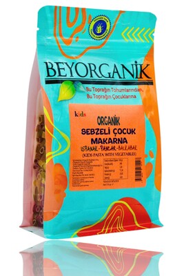 Beyorganik Çocuk Makarna Sebzeli (Ispanak - Pancar - Balkabağı) 150 gr