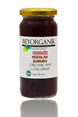 Beyorganik Organik Çam Kozalak Şurubu 230 gr - Şekersiz - 1