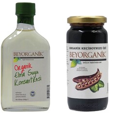 Beyorganik Organik Elma Suyu Konsantresi 245 gr ve Keçiboynuzu Özü 315 gr
