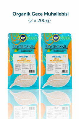 Beyorganik Organik Gece Muhallebisi 200 gr - PESTİSİT VE AFLATOKSİN ANALİZLİ - 2 x 200 gr