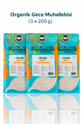 Beyorganik - Beyorganik Organik Gece Muhallebisi 200 gr - PESTİSİT VE AFLATOKSİN ANALİZLİ - 3 x 200 gr