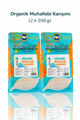 Beyorganik Organik Muhallebi Karışımı - 2 x 200 gr