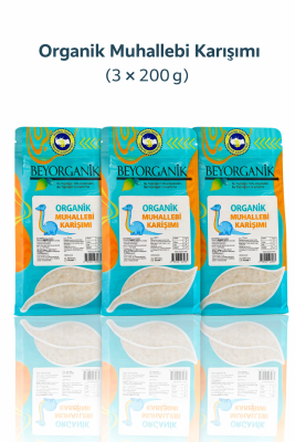Beyorganik Organik Muhallebi Karışımı - 3 x 200 gr