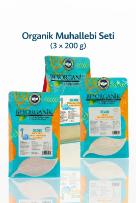 Beyorganik Organik Muhallebi Seti - 3 x 200 gr
