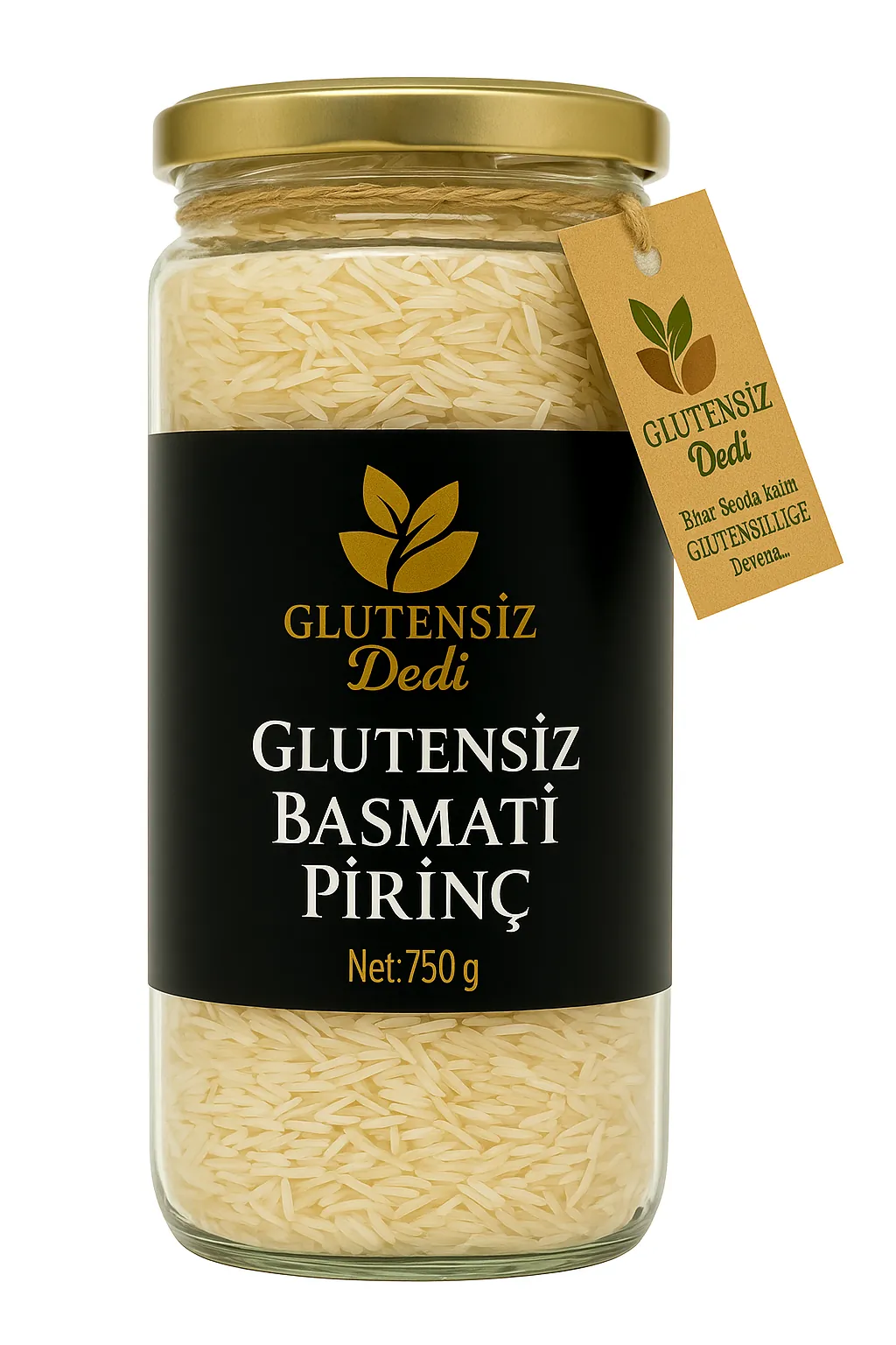 Glutensiz Dedi - Glutensiz Basmati Pirinç - Glutensiz Dedi 750 gr