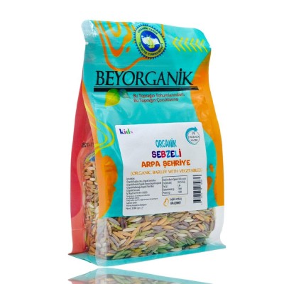 Beyorganik Organik Sebzeli Arpa Şehriye 300 Gr 