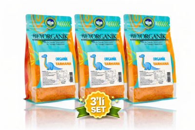 BEYORGANİK Organik Tarhana 500 gr * 3 adet (Toplam 1500 gr) – Bebek Ek Gıda İçin