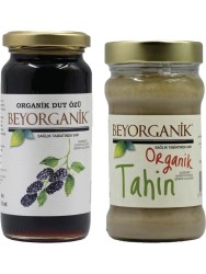 Beyorganik - Beyorganik Tahin 300 Gr. + Dut Özü 315 Gr. 2'li Paket