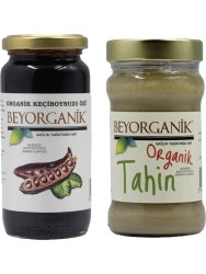 Beyorganik - Beyorganik Tahin 300 Gr. + Keçiboynuzu Özü 315 Gr. 2'li Paket