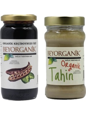 Beyorganik Tahin 300 Gr. + Keçiboynuzu Özü 315 Gr. 2'li Paket