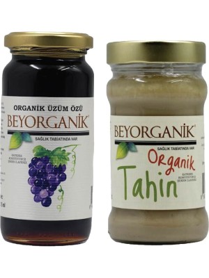 Beyorganik Tahin 300 Gr. + Üzüm Özü 315 Gr. 2'li Paket - 1