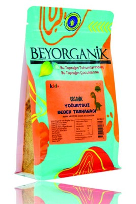 Beyorganik Vegan - Yoğurtsuz Bebek Tarhanası 300 gr + Organik Arpa Şehriye 300 gr)