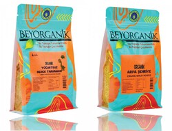 Beyorganik - Beyorganik Vegan - Yoğurtsuz Bebek Tarhanası 300 gr + Organik Arpa Şehriye 300 gr)