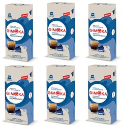 Gimoka - Gimoka Decaffeinato Kafeinsiz Kapsül Kahve 10 x 6 Yoğunluk : 7 (Nespresso® makineleri ile uyumlu)