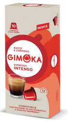 Gimoka - Gimoka Intenso Kapsül Kahve 10'lu Yoğunluk : 12 (Nespresso® makineleri ile uyumlu)