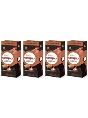 Gimoka Nespresso Uyumlu Alüminyum Kapsül Kahve Classico 10'lu - Yoğunluk 12 (4 ADET)