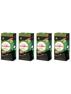 Gimoka Nespresso Uyumlu Alüminyum Kapsül Kahve Brasile 10'lu - Yoğunluk 8 (4 ADET)