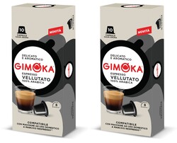 Gimoka - Gimoka Vellutato Kapsül Kahve 10 x 2 Yoğunluk : 8 (Nespresso® makineleri ile uyumlu)
