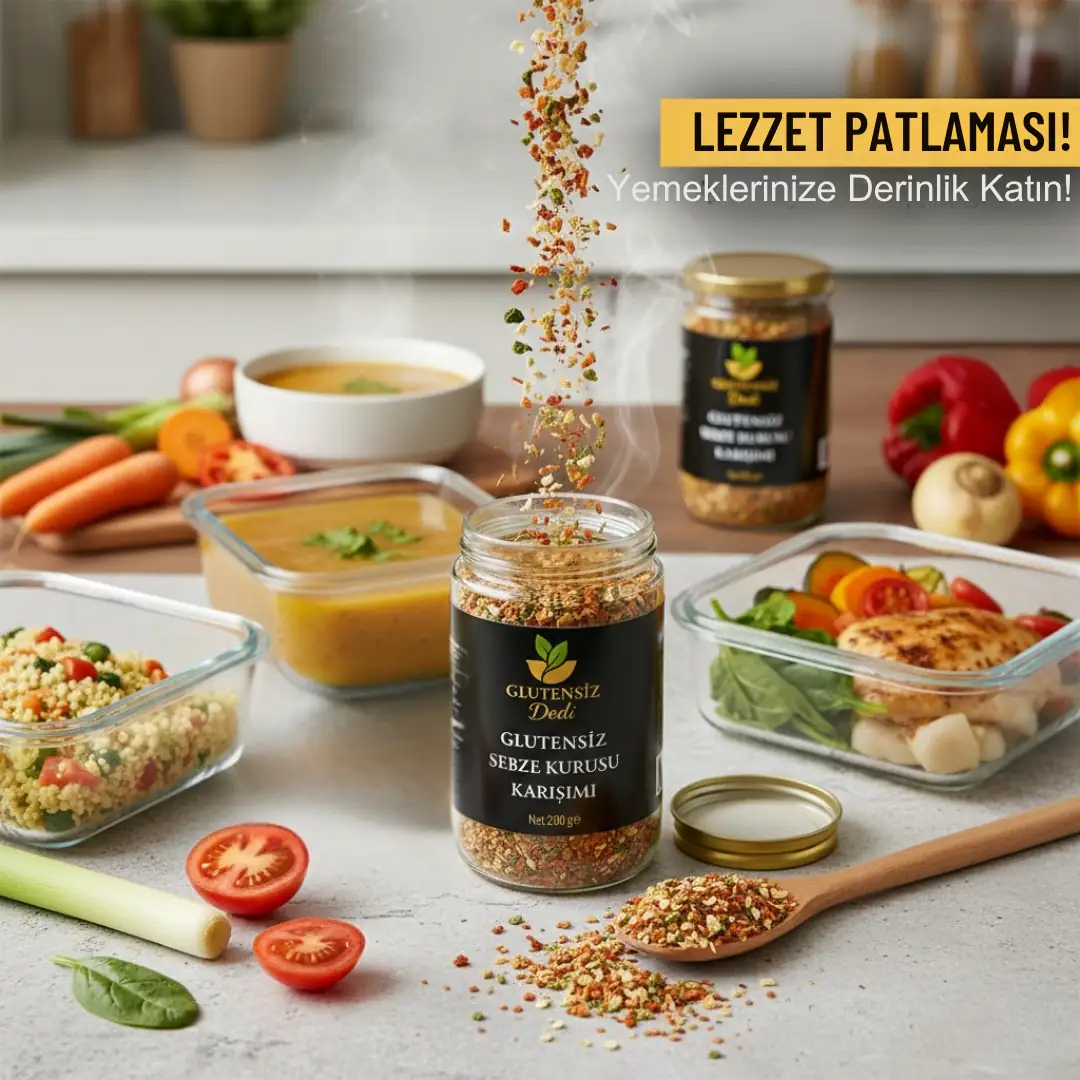 Glutensiz Sebze Kurusu Karışımı 200 g – Glutensiz Dedi - 3