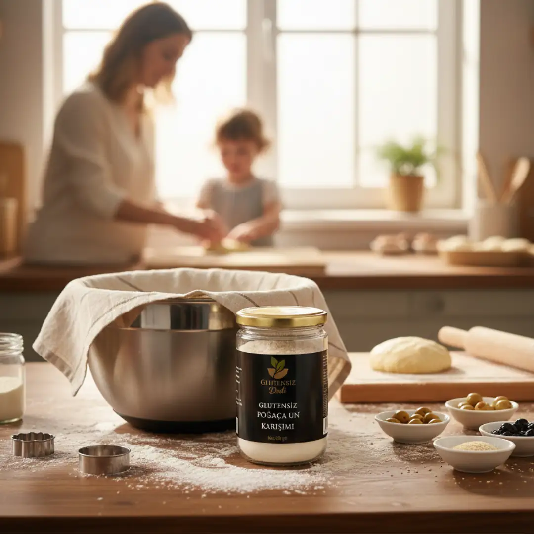 Glutensiz Poğaça Unu Karışımı 400 g – Glutensiz Dedi - 2