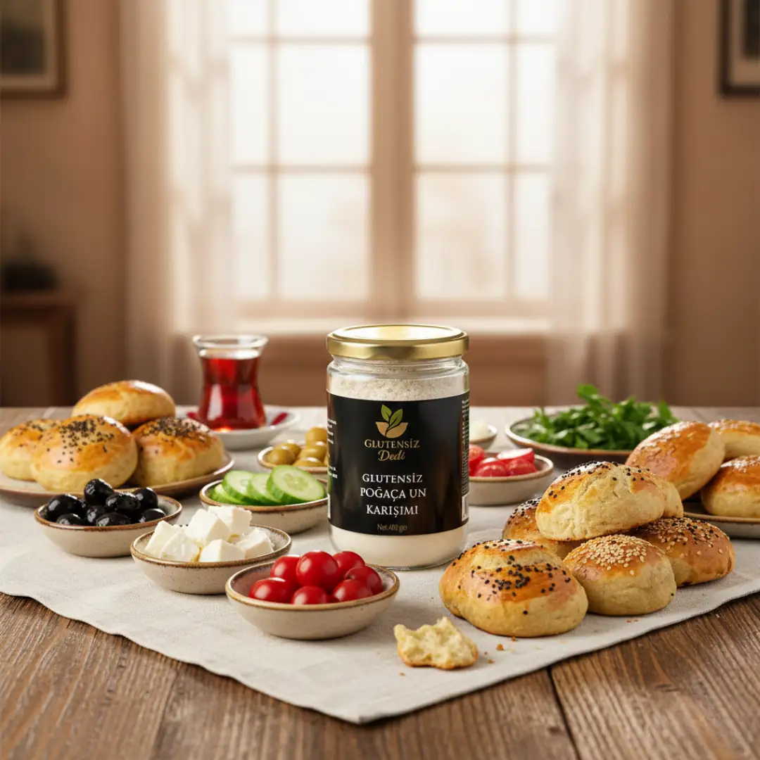 Glutensiz Poğaça Unu Karışımı 400 g – Glutensiz Dedi - 4