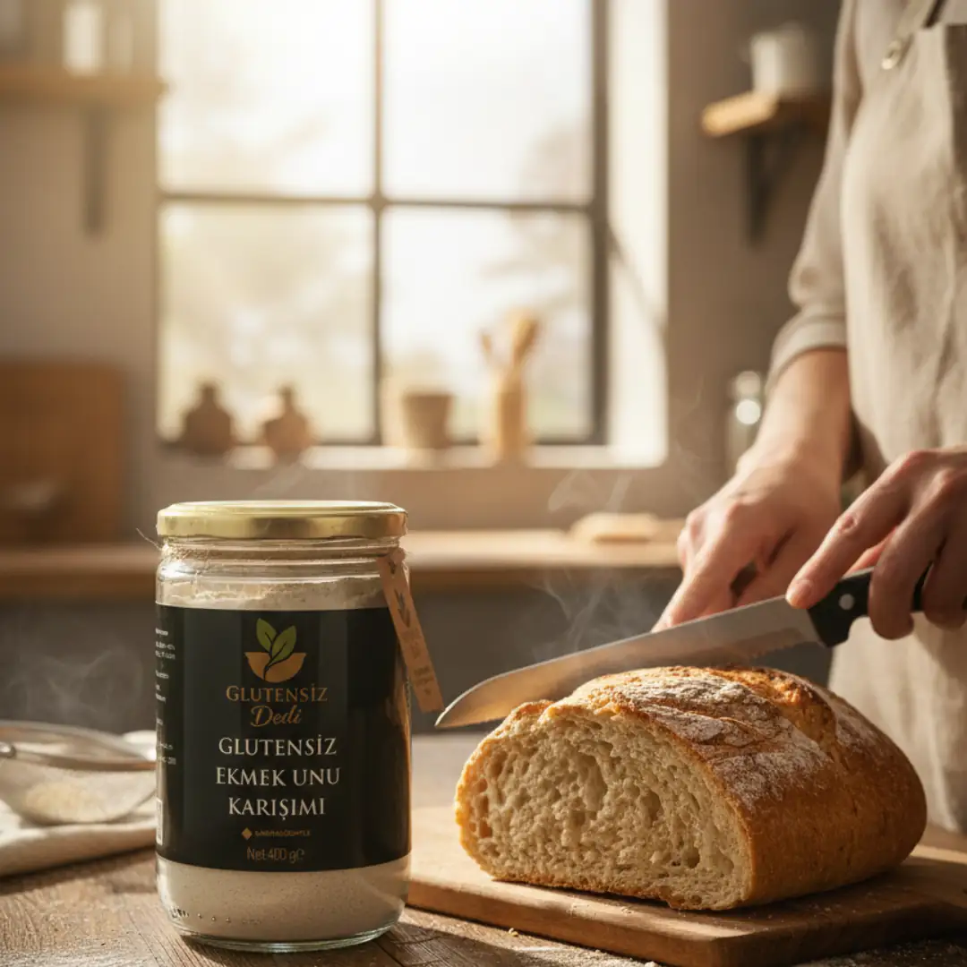 Glutensiz Ekmek Unu Karışımı 400 g - Glutensiz Dedi - 3