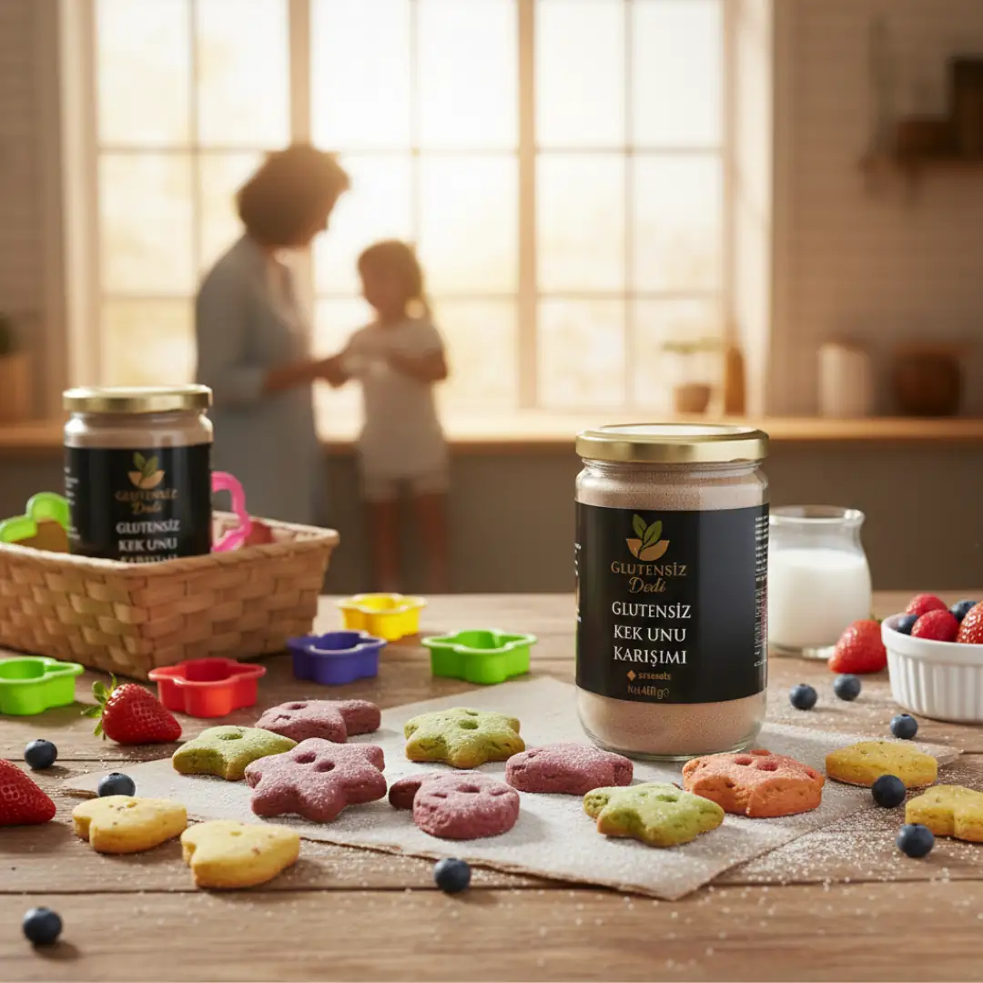 Glutensiz Şekersiz Kek Unu Karışımı 400 g – Glutensiz Dedi