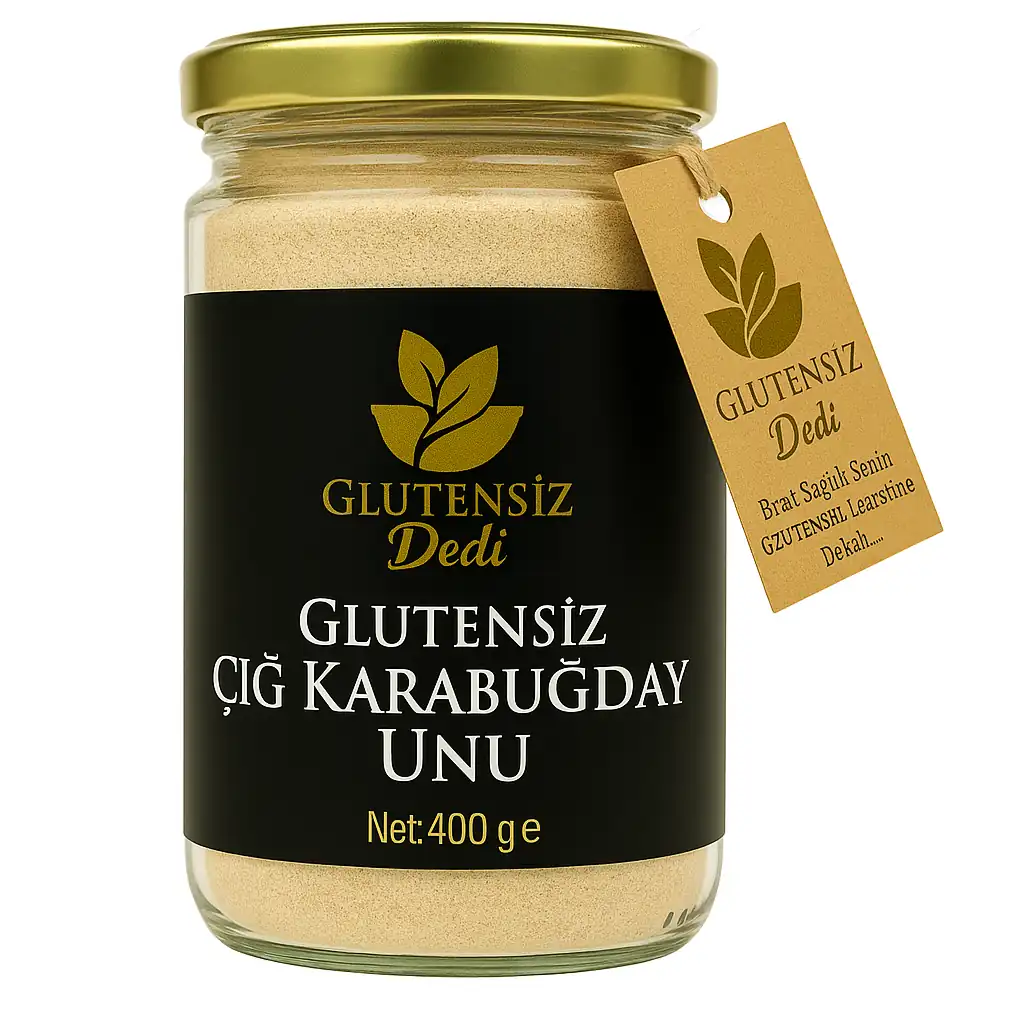 Glutensiz Çiğ Karabuğday Unu 400 g – Glutensiz Dedi