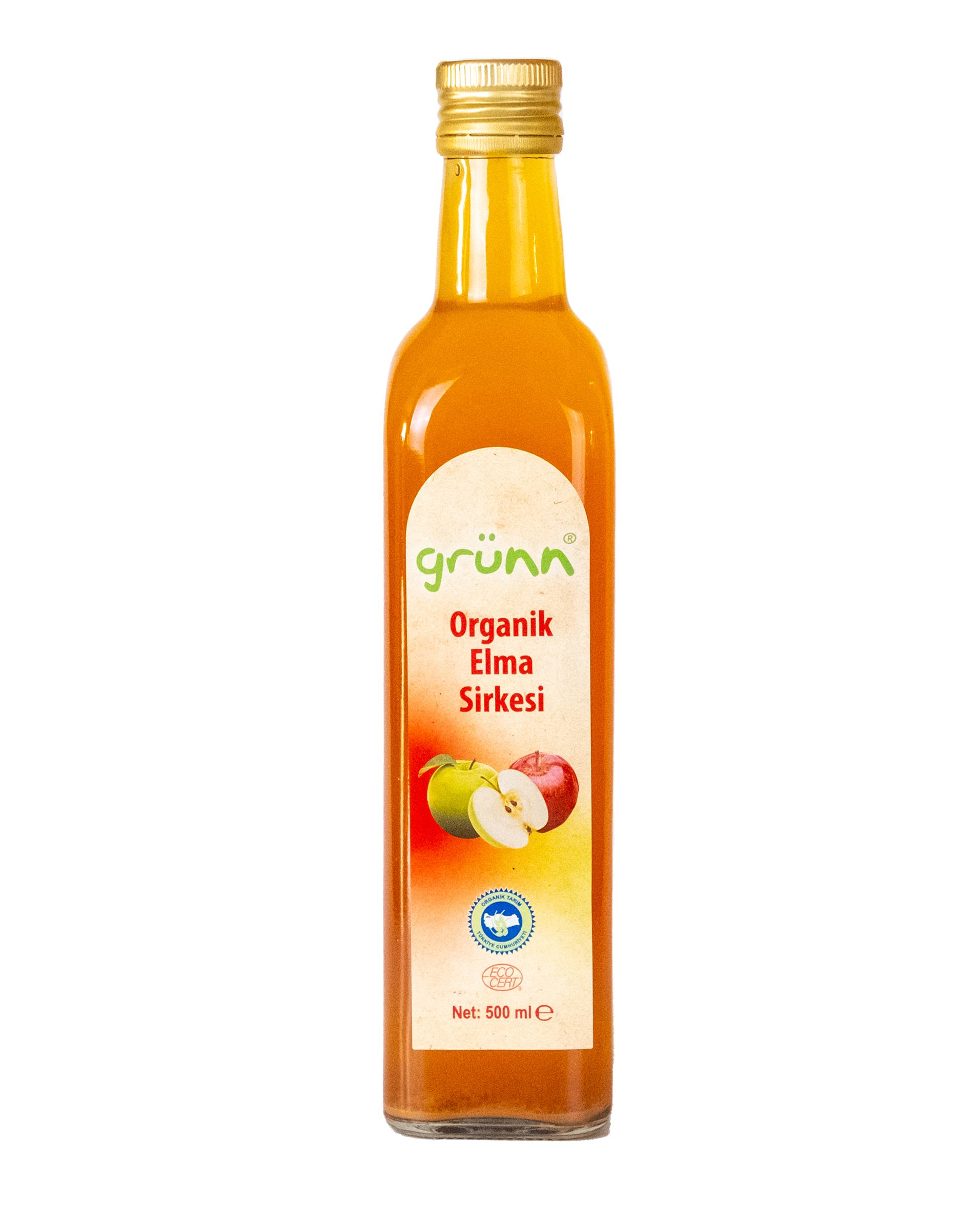 Grünn Organik Elma Sirkesi 500 ml - 1