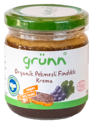 Grünn - Grünn Organik Üzüm Pekmezli Fındık Kreması 200 gr