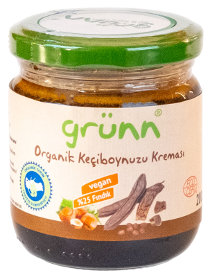 Grünn Organik Keçiboynuzu Kreması Şeker İlavesiz 200 gr - 1