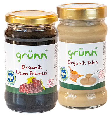 Grünn Tahin 300 gr + Üzüm Pekmezi 380 gr 