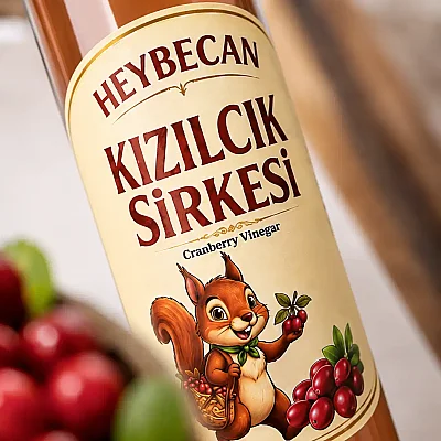 Heybecan Kızılcık Sirkesi 500 ml - 2