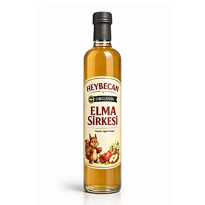 Heybecan Organik Elma Sirkesi 500 ml - 1