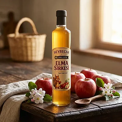 Heybecan Organik Elma Sirkesi 500 ml - 2