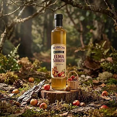 Heybecan Organik Elma Sirkesi 500 ml - 3