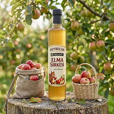 Heybecan Organik Elma Sirkesi 500 ml - 6