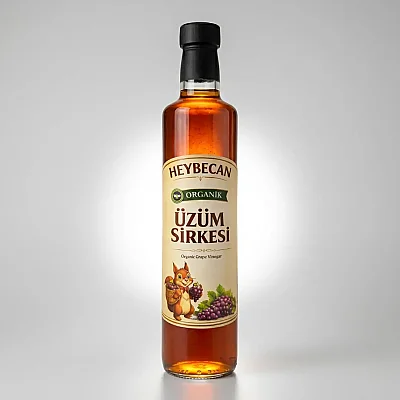 Heybecan Organik Üzüm Sirkesi 500 ml - 4