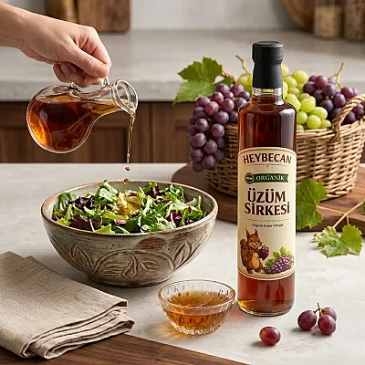 Heybecan Organik Üzüm Sirkesi 500 ml - 5