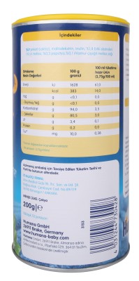Humana İyi Geceler Melisa Yağı İçeren Karışık Bitki İçecek Tozu 200 g