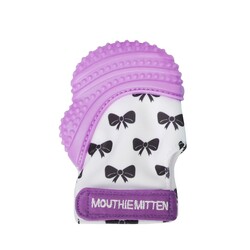 Mouthie Mitten - Mouthie Mitten Diş Kaşıyıcı Eldiven Mor Fiyonk