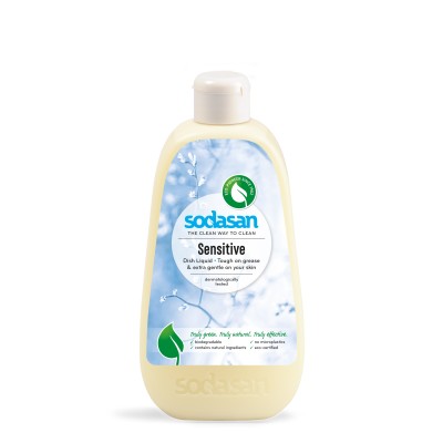 Sodasan Elde Bulaşık Deterjanı Hassas Ciltler İçin Kokusuz - 500 ml