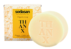 Sodasan Organik Sabun Portakal ve Sedir Ağacı - Hediyelik (TEŞEKKÜR - THANX) 80 gr