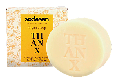 Sodasan Organik Sabun Portakal ve Sedir Ağacı - Hediyelik (TEŞEKKÜR - THANX) 80 gr - 1