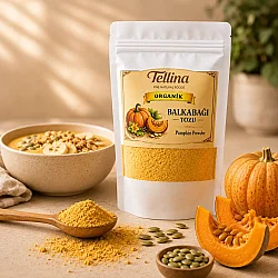 Tellina Organik balkabağı Tozu 165 gr - 3