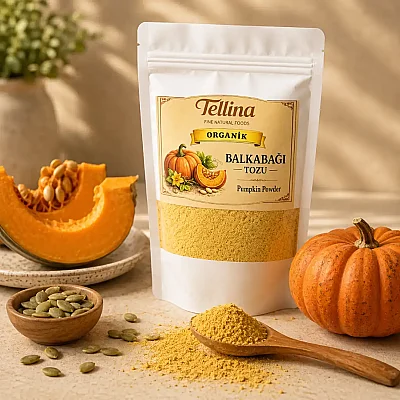 Tellina Organik balkabağı Tozu 165 gr - 6