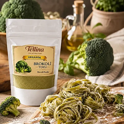 Tellina Organik Brokoli Tozu 165 gr - 6