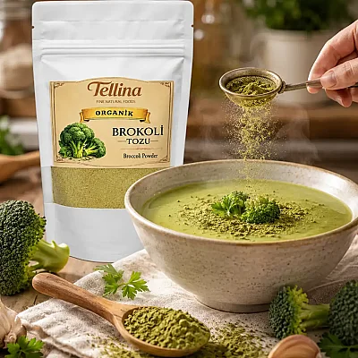 Tellina Organik Brokoli Tozu 165 gr - 7
