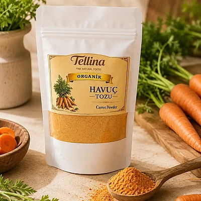 Tellina Organik Havuç Tozu 165 gr - 9