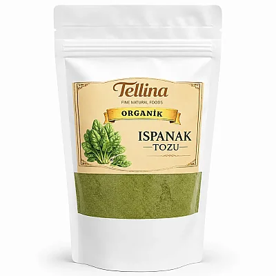 Tellina Organik Ispanak Tozu 165 gr - 1